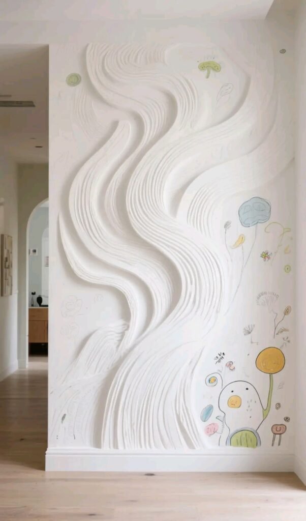 3D Wall Design for Home in Qatar