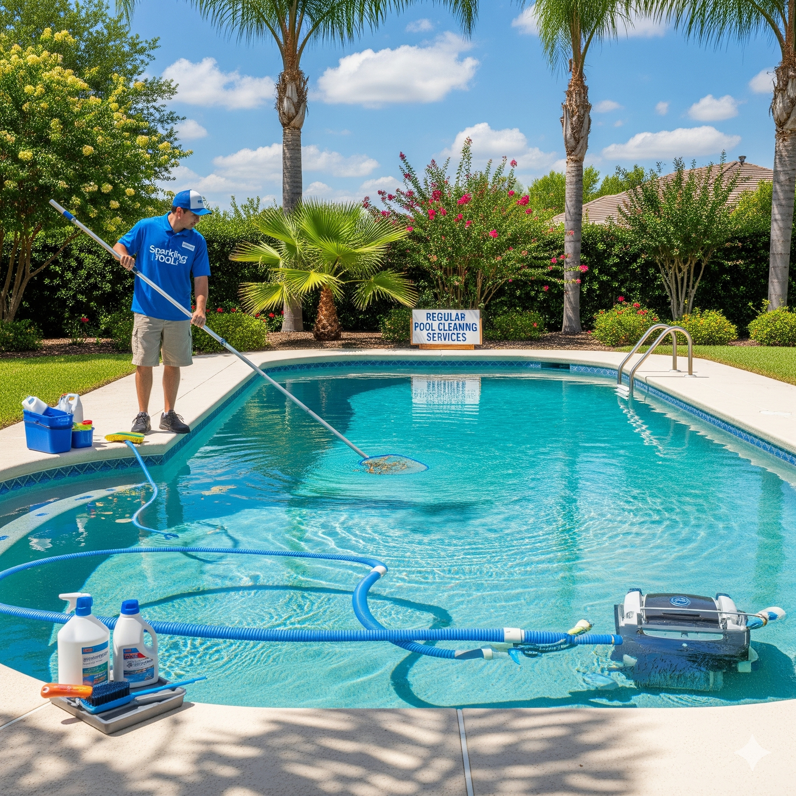 Regular Pool Cleaning Services
