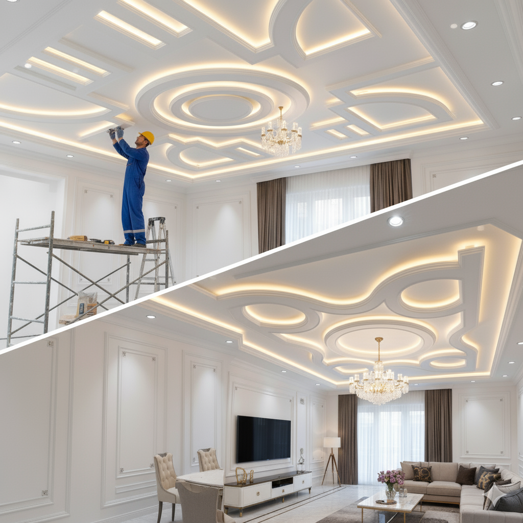 Custom Gypsum Ceiling Designs