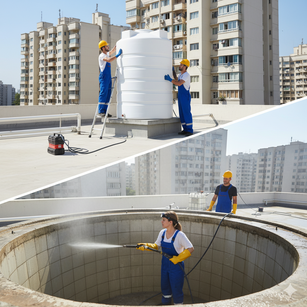 Water Tank Installation & Cleaning