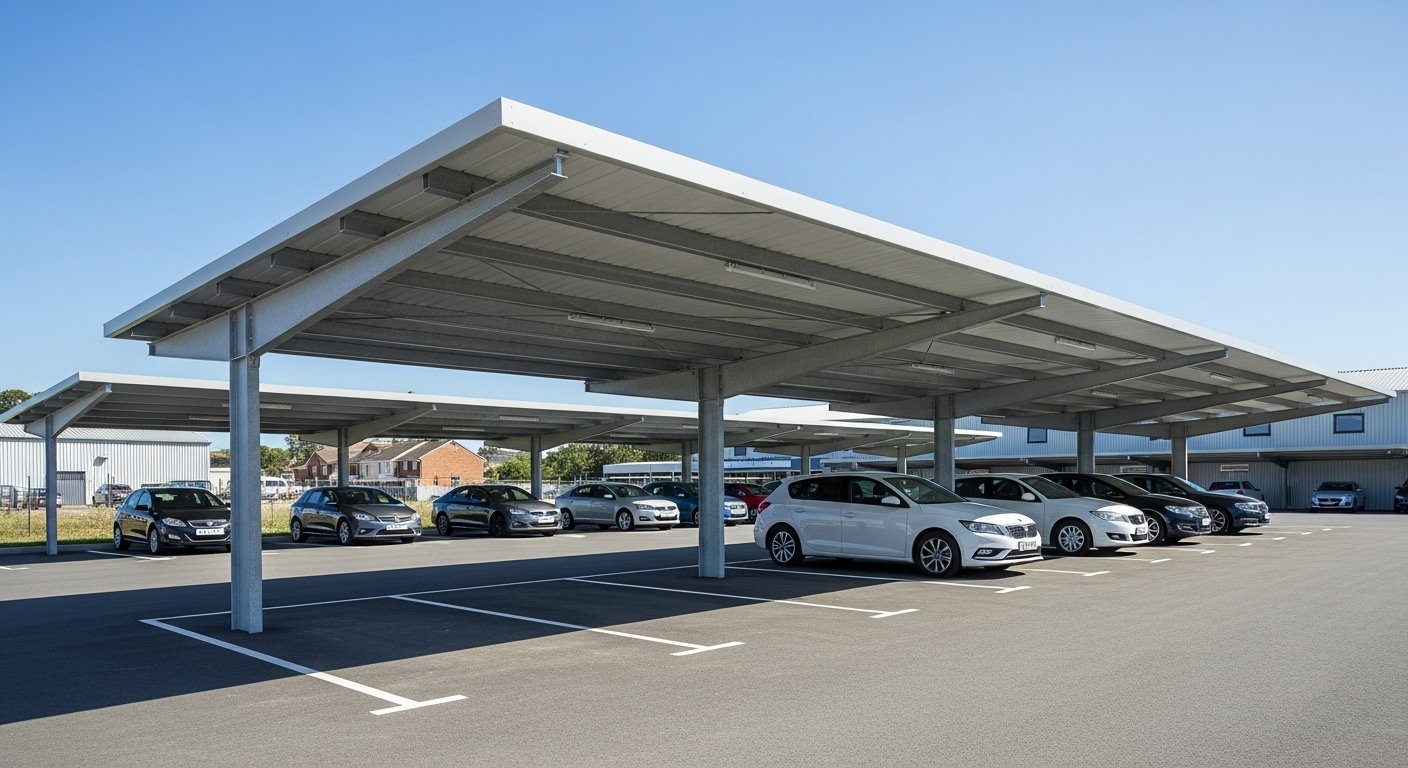 GRP Parking Shed