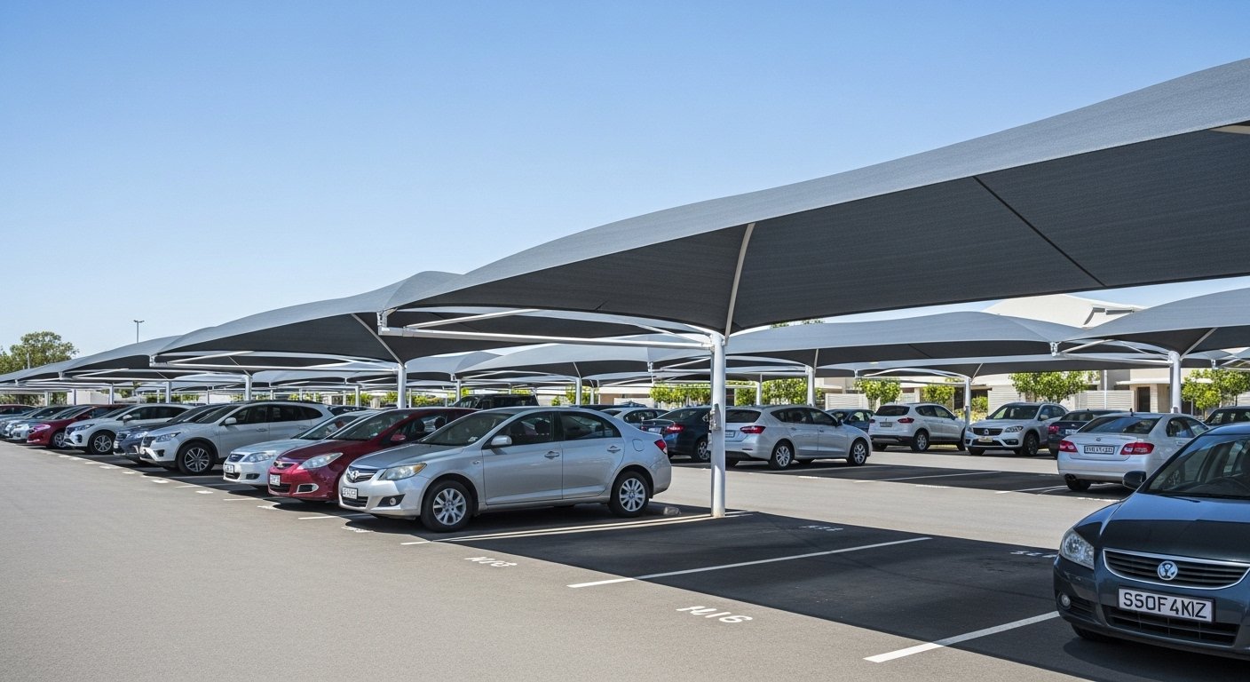 Bottom Support Parking Shed