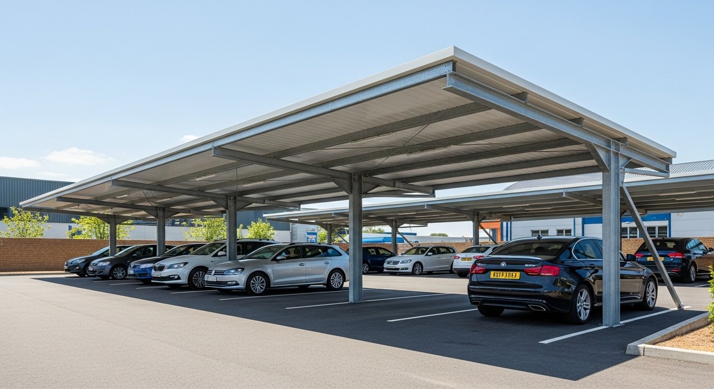 GRP Parking Shed